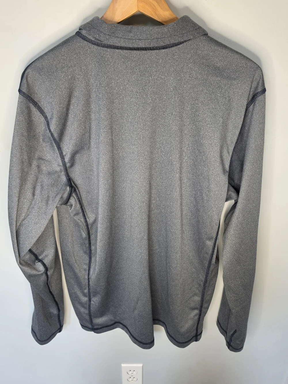 The North Face Canyonlands Quarter Zip Pullover Tropicana Promo Gray Men's Large